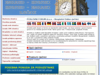Frontpage screenshot for site: (http://www.poslovniforum.hr/rjecnik/)