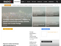 Frontpage screenshot for site: Radio1 - 105,6 MHz (http://www.radio1.hr)