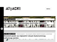 Frontpage screenshot for site: attack (http://www.attack.hr/)