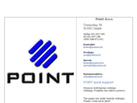 Frontpage screenshot for site: (http://www.pointos.hr)