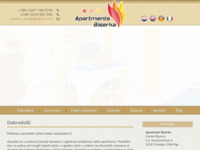 Frontpage screenshot for site: (http://www.novalja-pag.net/biserka/)