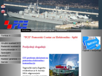 Slika naslovnice sjedišta: Pomorski centar za elektroniku (http://www.pce.hr)
