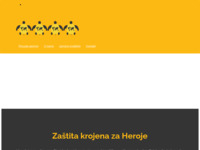 Frontpage screenshot for site: (http://www.svijet-zastite.hr/)