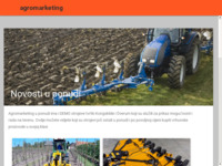 Frontpage screenshot for site: (http://www.agromarketing.hr/)