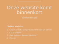 Frontpage screenshot for site: Vinodol Trading (http://www.vinodoltrading.nl)