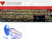 Frontpage screenshot for site: Javna vatrogasna postrojba grada Karlovca (http://www.jvp-karlovac.hr/)