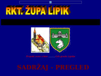 Frontpage screenshot for site: (http://free-po.htnet.hr/zupa_Lipik/index.html)