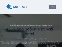 Frontpage screenshot for site: (http://www.milenij.hr/)