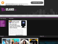 Frontpage screenshot for site: IZLASCI.net (http://www.izlasci.net/)