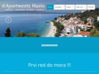 Frontpage screenshot for site: Apartmani Marin - Donji Okrug, Trogir (http://www.apartmani-marin.com/)