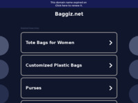 Frontpage screenshot for site: baggiz (http://www.baggiz.net)