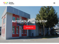 Frontpage screenshot for site: Autoškola Autostop (http://www.autostop.hr/)