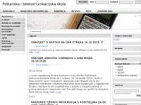 Frontpage screenshot for site: PT škola u Zagrebu (http://www.ptskola.hr/)