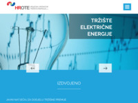 Frontpage screenshot for site: HROTE d.o.o. (http://www.hrote.hr/)