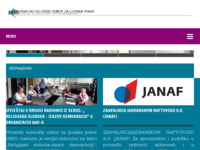 Frontpage screenshot for site: Hrvatski helsinški odbor za ljudska prava (HHO) (http://www.hho.hr/)