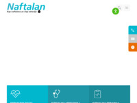 Frontpage screenshot for site: Specijalna bolnica Naftalan (http://www.naftalan.hr/)