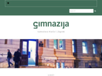Frontpage screenshot for site: V. gimnazija, Zagreb (http://www.petagimnazija.hr)
