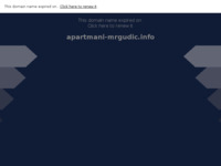 Frontpage screenshot for site: (http://www.apartmani-mrgudic.info/)