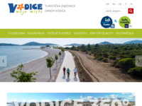 Frontpage screenshot for site: (http://www.vodice.hr)
