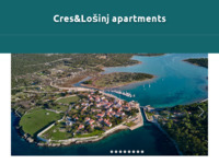 Frontpage screenshot for site: Turističke stranice otoka Cresa i Lošinja (http://www.cres-losinj.net/)