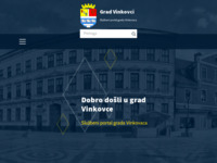 Frontpage screenshot for site: (http://www.vinkovci.hr)