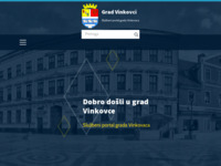 Frontpage screenshot for site: (http://www.vinkovci.hr)