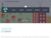 Frontpage screenshot for site: Krk sistemi, Wireless ISP (http://www.krksistemi.hr/)