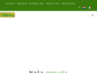 Frontpage screenshot for site: (http://www.serra.hr/)