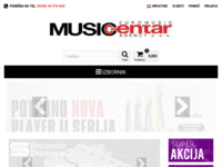 Frontpage screenshot for site: (http://www.musicshop.hr)