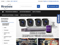 Frontpage screenshot for site: Kronos d.o.o. (http://www.kronos.hr/)