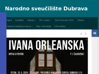 Frontpage screenshot for site: Narodno sveučilište Dubrava (http://www.ns-dubrava.hr/)