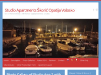 Frontpage screenshot for site: Apartman studio Škorić (http://www.skoric-opatija.com)