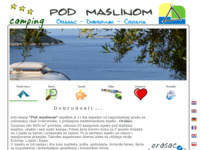 Frontpage screenshot for site: Auto camp Pod maslinom Orašac (http://www.orasac.com)