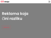 Frontpage screenshot for site: C&D design , Vinkovci - Izrada reklama od samoljepljive folije (http://www.cddesign.hr/)