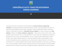 Frontpage screenshot for site: Radio Taxi Zagreb (http://www.radio-taksi-zagreb.hr)