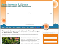 Frontpage screenshot for site: Korčula apartmani Prižba apartman Ljiljana (http://ljiljana.prizba.net)