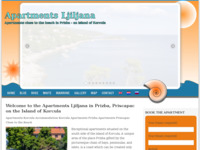 Frontpage screenshot for site: Korčula apartmani Prižba apartman Ljiljana (http://ljiljana.prizba.net)