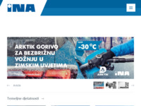 Frontpage screenshot for site: (http://www.ina.hr)