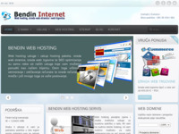 Frontpage screenshot for site: Web Promo - Hosting i domene (http://www.bendin.com/)