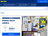 Frontpage screenshot for site: Metro Cash&Carry Hrvatska (http://www.metro-cc.hr/)