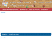 Frontpage screenshot for site: Istrien.info - istarski portal (http://www.istrien.info/)
