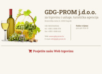 Frontpage screenshot for site: (http://www.gro-prom.hr)