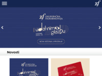 Frontpage screenshot for site: Zagrebačka filharmonija (http://www.zgf.hr/)
