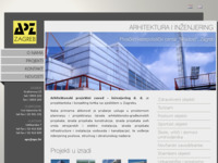 Frontpage screenshot for site: APZ - Arhitektonski projektni zavod (http://www.apz.hr/)