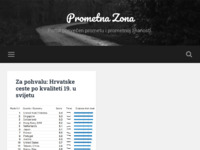Frontpage screenshot for site: (http://www.prometna-zona.com)