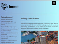 Frontpage screenshot for site: (http://www.kamo.hr)