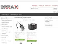 Frontpage screenshot for site: (http://www.brrax.hr)