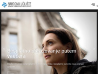 Frontpage screenshot for site: Narodno Sveučilište Rijeka (http://www.nar-sveuciliste.hr)
