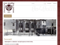 Frontpage screenshot for site: Znanstvena knjižnica Zadar (http://www.zkzd.hr/)