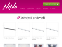 Frontpage screenshot for site: Nino Company (http://www.nino-company.hr/)